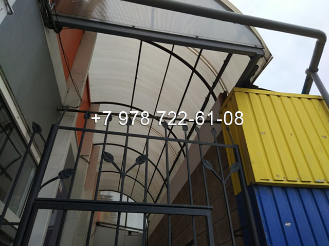 козырьки из поликарбоната в Симферополе